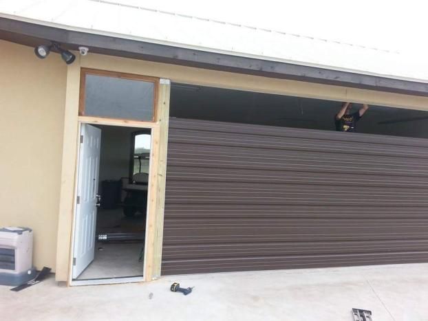 A recent garage door supplier job in the Corpus Christi, TX area