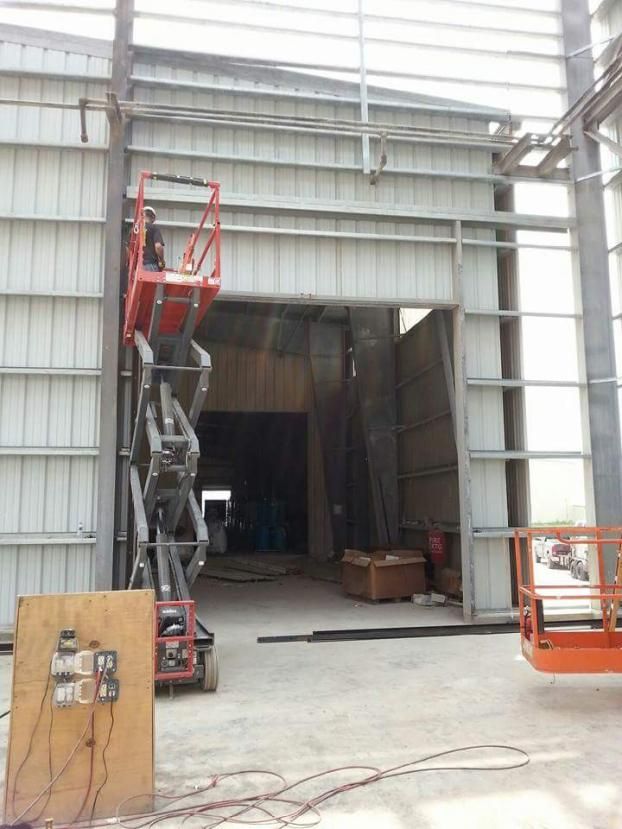 A recent commercial garage door installation job in the Corpus Christi, TX area